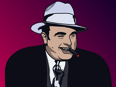 Al Capone design graphic design illustration illustration art