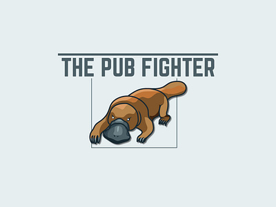 Platypus - The Pub Fighter design graphic design graphic design logo illustration illustration art logo