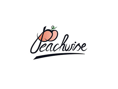 Peachwise branding design graphic design illustration illustration art logo