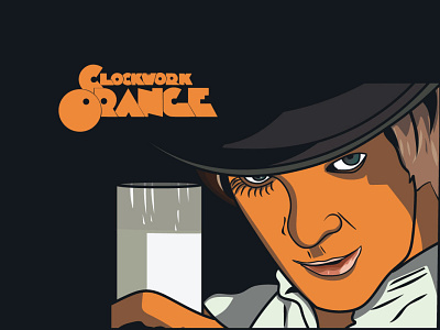 clockwork orange design graphic design illustration