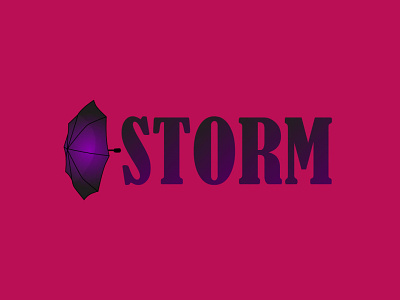 storm branding design graphic design illustration illustration art logo