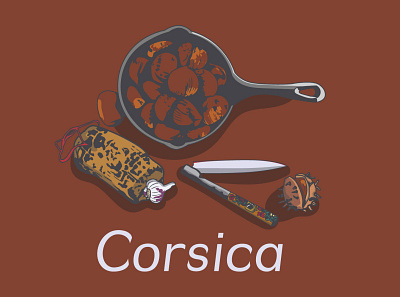 corsica design graphic design illustration