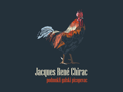 Jacques René Chirac design graphic design illustration logo