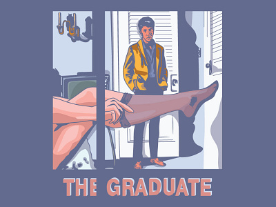 The Graduate design graphic design illustration poster