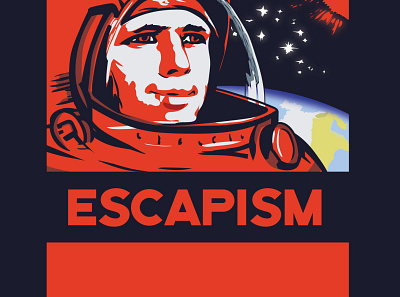 Escapism design graphic design illustration