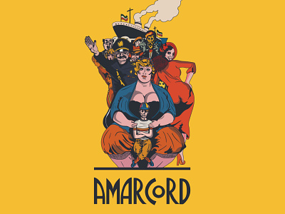 Amarcord design graphic design illustration