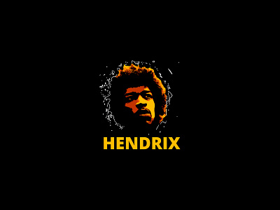 Jimi Hendrix graphic design graphic design illustration