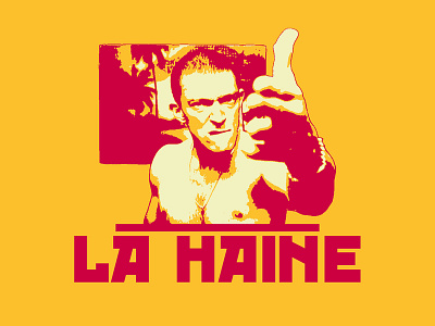 La Haine design graphic design illustration la haine movie vincent cassel