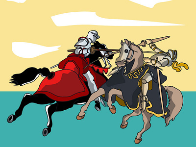 Medieval Tournaments design graphic design illustration illustration art