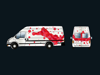 Ford Transit design graphic design illustration illustration art