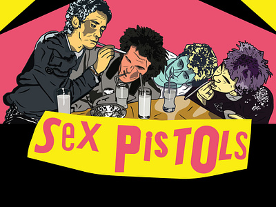 Sex Pistols design graphic design illustration illustration art