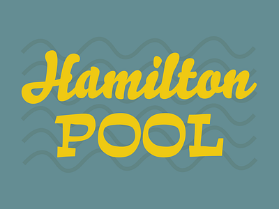 Retro Austin - Hamilton Pool Logo