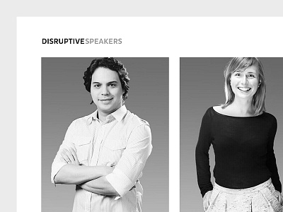 Disruptive Speakers black and white minimal web web design webdesign website