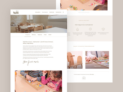 Inspiratio / Subpage 1 clean light ui ux webdesign website