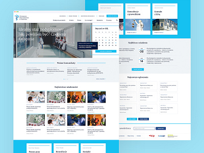 District Medical Chamber Homepage homepage ui ux web design website