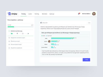 Ninjay – Training app course training ui ux web