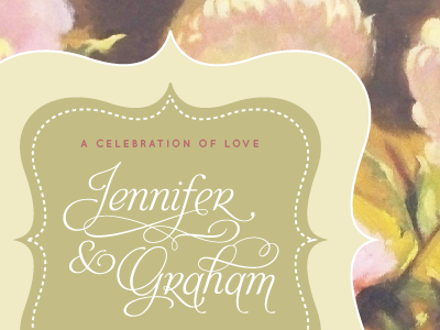 Celebration of Love invitations wedding