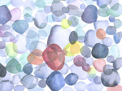 pebbbles abstract art blend commission layers painting pebbles rocks stones transparent watercolor