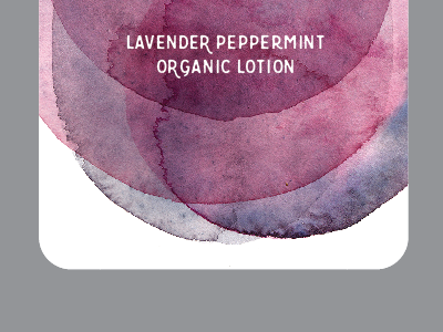 lavender peppermint branding lavender layers organic packaging peppermint purple transparent watercolor