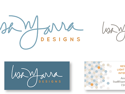 marra designs branding business card honeycomb interior design michigan minicard tile