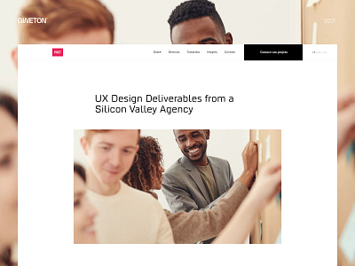 Post blog blog design interface minimal page ui ux website