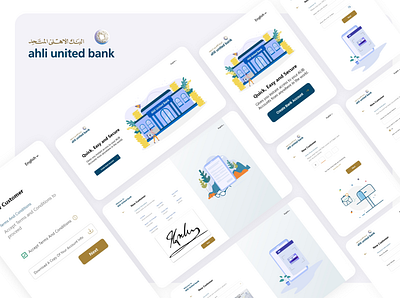 AUB Branch On Boarding POC banking app uidesign uxdesign webdesign