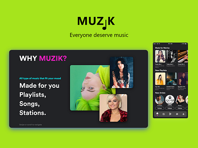 Muzik Website