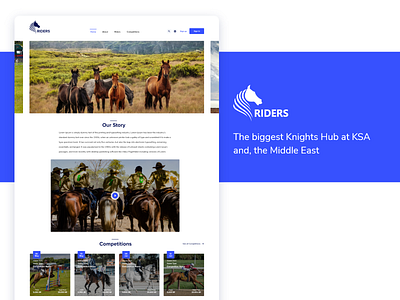 Horse Riding Competition website