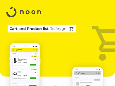 Noon Cart Redesign app ecommerce uidesign uxdesign uxui