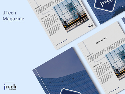 Jtech Profile Magazine graphic design magazine design print design printing
