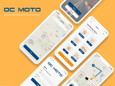 OC Moto Application app design cars uidesign uxdesign