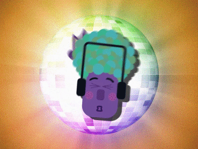 Disco Dude 2d character 2danimation adobe illustrator after affects animation character character design colourful design disco illustration motiondesign motiondesigner motiongraphics vector