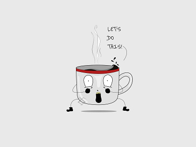 Coffee Motivator design illustration vector