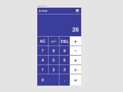 Daily UI #004 Calculator adobexd dailyui ui