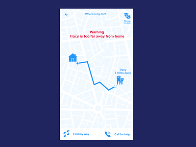 Daily UI #020 Location Tracker