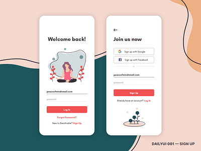 DailyUI 001 - Sign Up