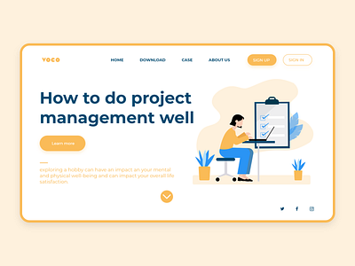 How to do project management well branding design illustration ui ux web website