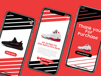 Shoe shopping app - concept art adobe awsome design dribbble graphics illustration iphone iphonex mobile photoshop shoes sketch sneaker supreme ui