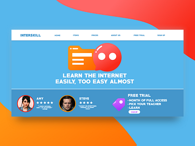 Web concept - Skills for internet