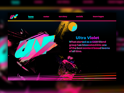 web concept - uvsect concept fortnite gaming gaming website photoshop sketch uiux xd