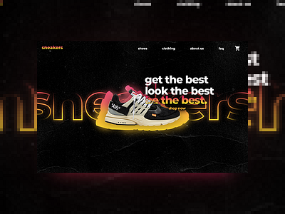 sneaker web concept