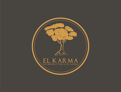 Karma logodesign vintage vintage design vintage illustration