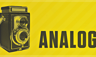 Analog analog antique black blog box camera condensed digital film header lens old post stripes title tungsten yellow