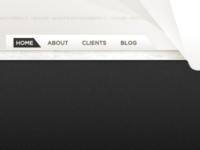 Angled Header Navigation angles black header horizontal menu navigation rollover white