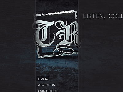 TR Gray Website | Home blue gray slate stone texture website