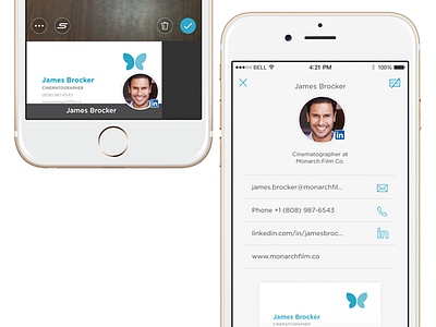 Scannable - Biz Card Feature