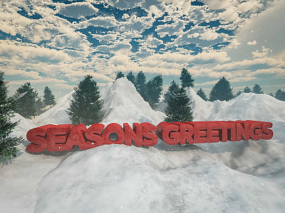 Seasons Greetings 3d christmas conceptart holiday seasons greetings xmas