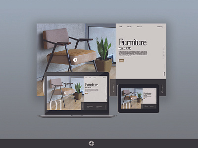 Web Design Furniture corporate design furniture landing page ui webdesign website