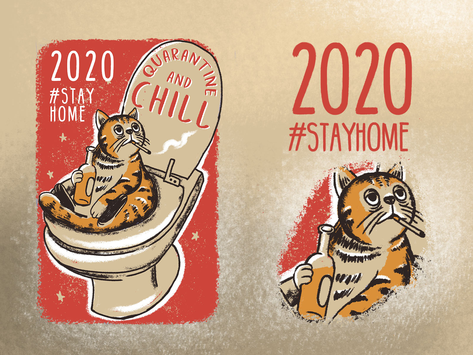 Quarantine and chill by fahrurr ozzy on Dribbble