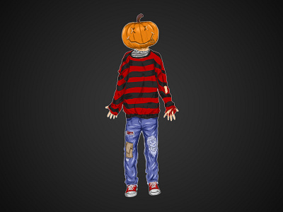 Nirvana Halloween design grunge halloween illustration nirvana